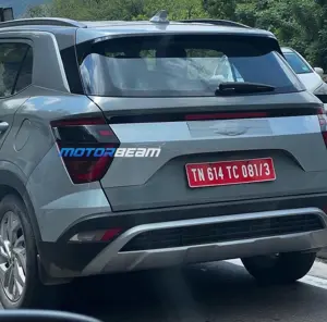 Hyundai Creta EV Spotted - Image Source - Motorbeam