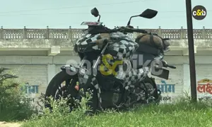 New Hero Motorcycle Spotted (Image Source - CNB)