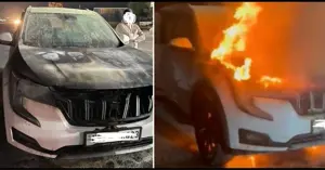 Mahindra XUV700 Catches Fire!