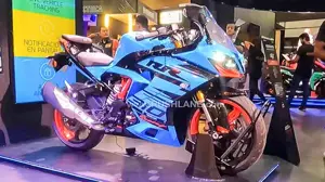 Miami Blue TVS Apache RR 310