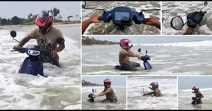 Ola Scooter vs Salt Water - Aki D Hot Pistonz