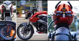 New Red Bajaj Pulsar NS