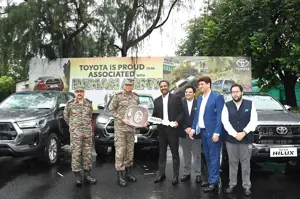 Toyota Delivers Hilux Pick-Up Trucks To The Indian Army