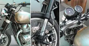 Meet Royal Enfield Interceptor 650 with KTM 390 Duke's USD Forks