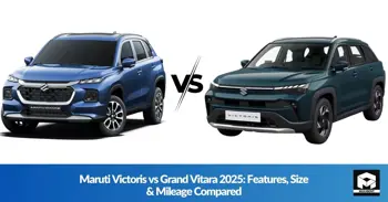 Maruti Victoris vs Grand Vitara: A Detailed Comparison of Features, Size, Tech, Safety, and Mileage