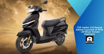 TVS Jupiter 110 Special Edition Launched at ₹93k – All-Black Variant Highlights