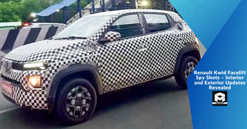 Renault Kwid Facelift  Spy Shots – Interior and Exterior Updates Revealed