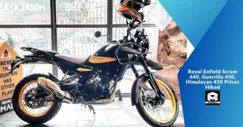 Royal Enfield Scram 440, Guerrilla 450, Himalayan 450 Prices Hiked