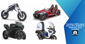 Yamaha’s 2025 Japan Show: EVs, AI Bikes & Hydrogen Tech Unveiled