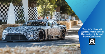 Toyota's New V8 Supercar Unleashed: December 5 Reveal Date Confirmed