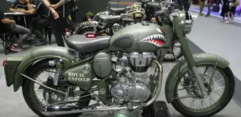 3 Custom Royal Enfield Motorcycles by Libero Moto Showcased @ Thai Motor Expo