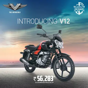 Bajaj V12 launched in India at INR 56,283