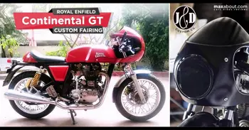 Royal Enfield Continental GT Custom Fairing by J&D Custom Co.