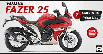 Yamaha Fazer 25 State-Wise Ex-showroom Price List