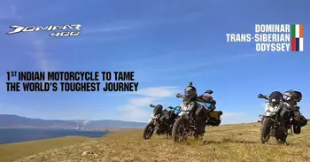 Bajaj Dominar Trans-Siberian Odyssey Details & Video