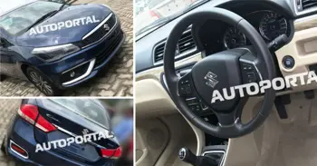 Best-Ever Spy Photos of New Maruti Suzuki Ciaz, Bookings Open