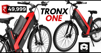 TRONX ONE Crossover Electric Bike Launched in India @ INR 49,999