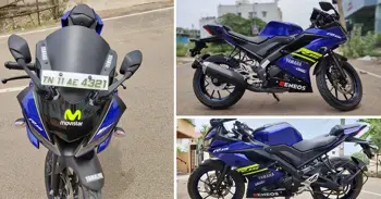 Yamaha R15 Version 3 Movistar Edition by Dhana Stickers (Chennai)