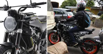 India-Spec Husqvarna Svartpilen 401 Spotted with KTM Duke 390 Parts