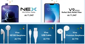 Flash Sale @ 12PM - Vivo NEX & V9 at INR 1947 (Limited Stock)