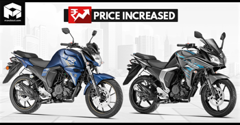 Price Hike Alert: Yamaha FZ, FZS and Fazer Price Hiked in India