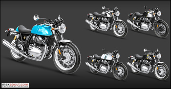 Official Photos: Royal Enfield Continental GT 650 Colors Available in India