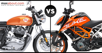 Quick Comparison: Royal Enfield Interceptor 650 vs. KTM Duke 390