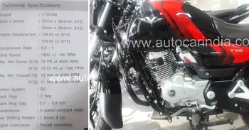 Bajaj V15 Power Up Edition Launched @ INR 65,626