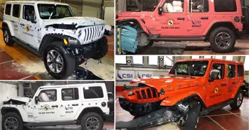 Video: Jeep Wrangler Scores Just 1 Star in Euro NCAP Crash Test