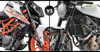 Quick Comparison: KTM 390 Duke vs Husqvarna Vitpilen 401