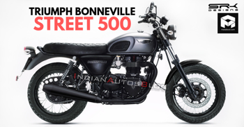 Meet Triumph Bonneville Street 500 Concept by SRK Designs