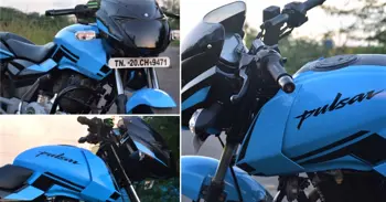 Bajaj Pulsar 150 Avery Dennison Live Photos and Quick Details