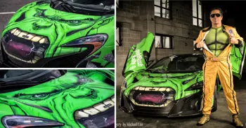 Meet Incredible McLaren 650S Hulk-Themed Supercar