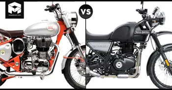 Royal Enfield Bullet Trials 350 vs Royal Enfield Himalayan