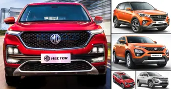 Price Comparison: MG Hector vs Harrier vs Creta vs Compass vs XUV500