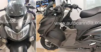 Matte Black Suzuki Burgman Spotted Ahead of Launch in India