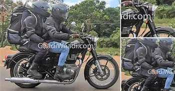 Next-Gen Royal Enfield Classic 350 Spotted Testing with a Pillion Rider