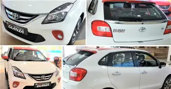 Toyota Glanza Sport Spotted at a Dealership in India