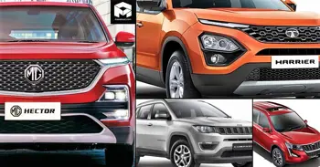 MG Hector Beats Tata Harrier, Jeep Compass and Mahindra XUV500