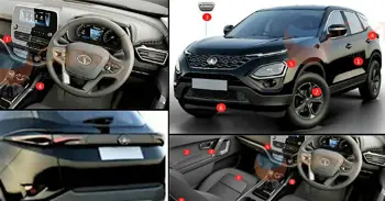 Tata Harrier Dark Edition Exterior & Interior Details Revealed