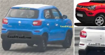 Maruti Suzuki S-Presso Rear Design and Variant Details Leaked