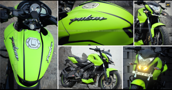 Fluorescent Green Bajaj Pulsar NS200 Photos & Quick Details