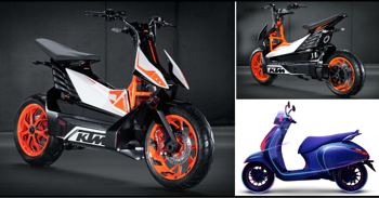 Bajaj Chetak-Based KTM Electric Scooter in the Making