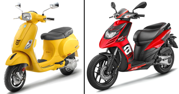 Piaggio Launches BS6 Aprilia and Vespa Scooters; Aprilia SR160 Debuts