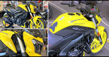 Meet One-Off Yellow Bajaj Dominar 400 Special Edition