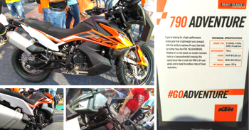 KTM 790 Adventure Showcased in India at IBW 2019