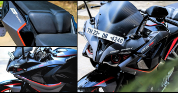 Bajaj Pulsar RS200 Grey Edition by DS Design (Chennai)