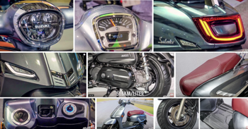 Live Photos of Suzuki Saluto 125 Retro-Modern Scooter