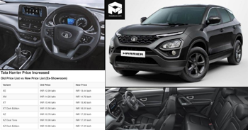 Tata Harrier Price Increased in India; Old Price List vs New Price List