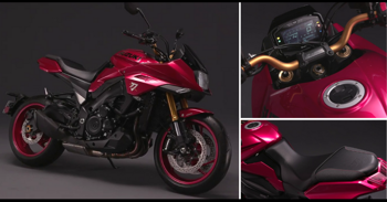 Red Suzuki Katana Sportbike Officially Unveiled in Japan